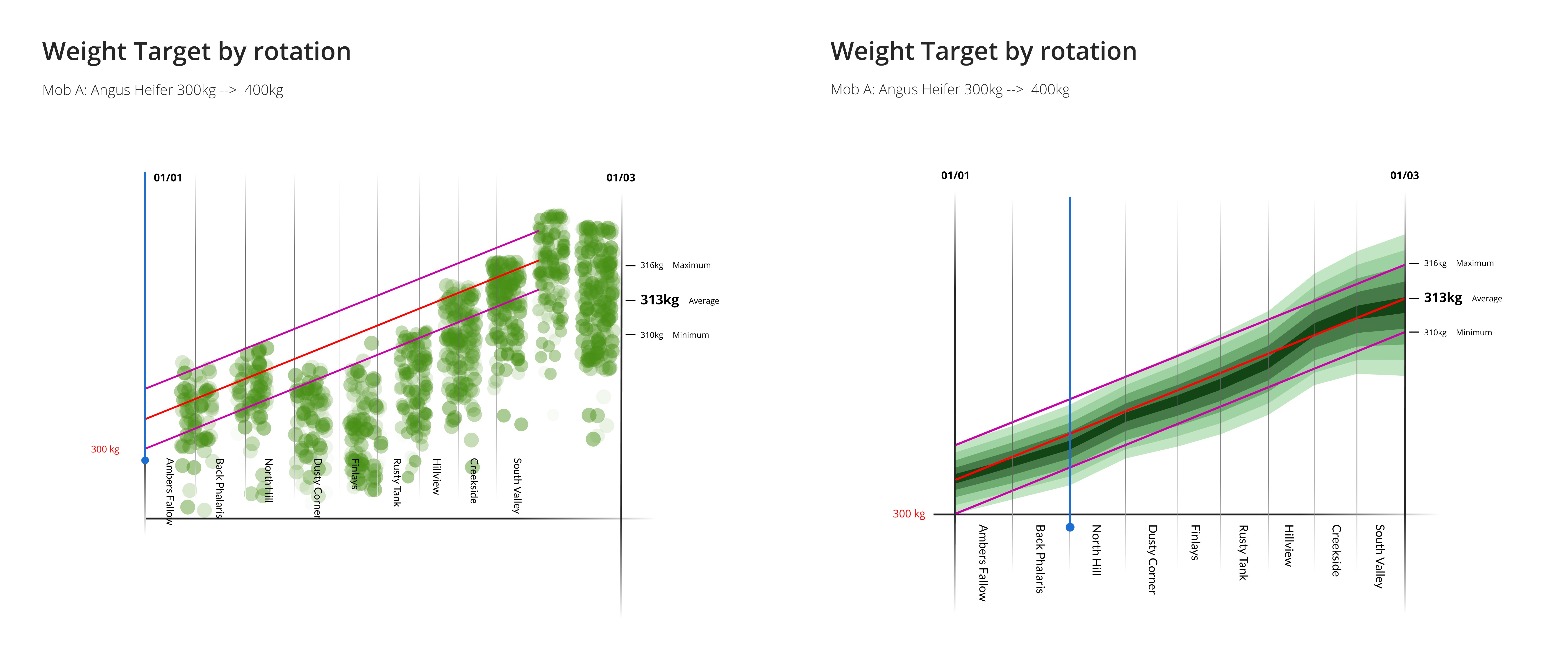 Weight gain graph